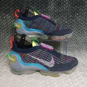 Nike Air Vapormax 2020 Flyknit Deep Royal Blue Women's Running Shoes Size 7